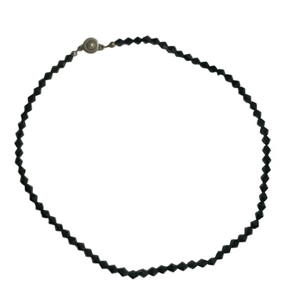 Black beaded necklace - Picture 8 of 8